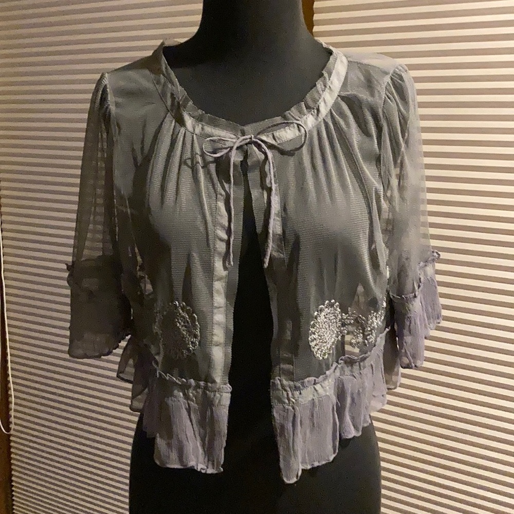 NWT Noa Noa Lace Capelet Sz Small